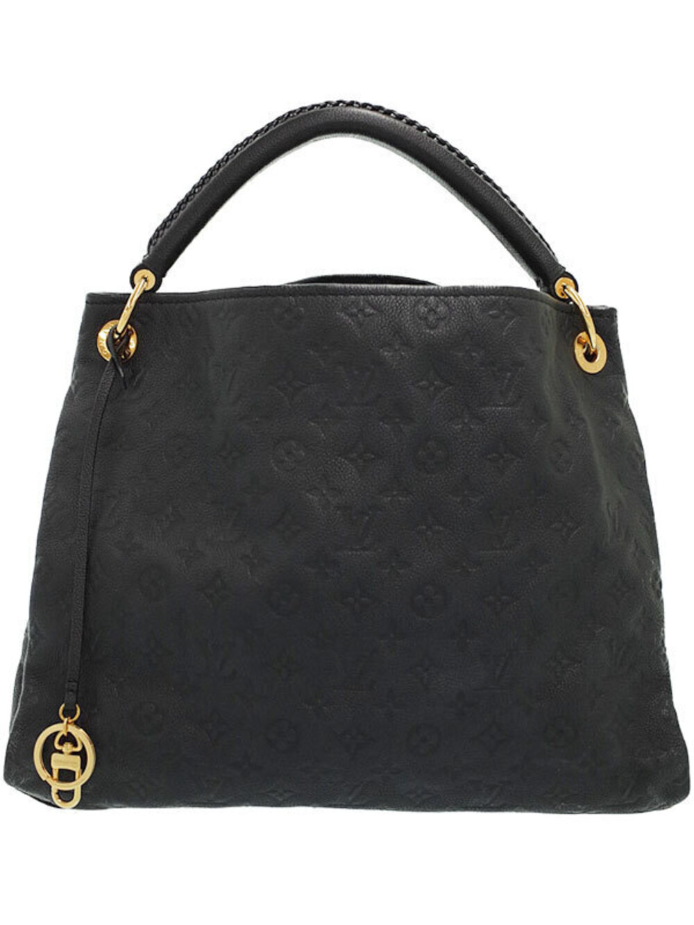 Louis Vuitton Monogram Empreinte Artsy Hobo Shoulder Bag Leather Black